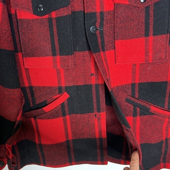 Pendleton Sz M Vintage Men’s 100% Pure Virgin Wool Shirt Jacket Made in USA - Picture 4 of 7